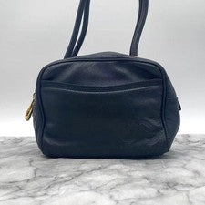 Loewe Anagram handbag, nappa leather, navy blue. #QY7QN1