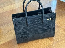 SAINT LAURENT crocodile embossed handbag #QYGB08