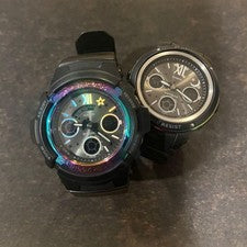 G-SHOCK Lovers Collection 2017 AW-590LE Limited Pair Watch #QYFNMX