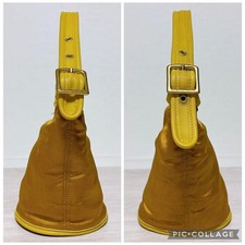 Coach Satin Maggy Duffle Bag Yellow Y2k #QY3P94