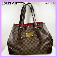 LOUIS VUITTON Damier Hampstead Tote Bag N51205 brand #QYCORU