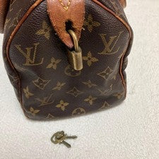 LOUIS VUITTON Speedy 25 Monogram Canvas W25 H19 Padlock Inner Case #QY5T9Z