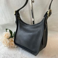 Old Coach 9950 Matthew Healy Shoulder Bag, Black #QY6NHG