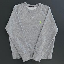 Louis Vuitton Men's Gray Brushed Sweatshirt Kim Jones Collection Pre-Owned