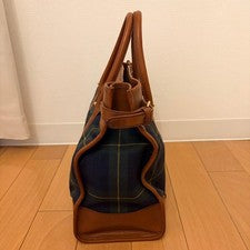 Ralph Lauren checkered handbag/Boston bag #QYIG7P