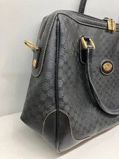 GUCCI Classic Logo Hardware Leather Handbag Women Japanese #PG6W13