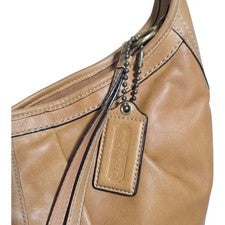 COACH F12235 Ergo Hobo Shoulder Bag Leather Camel Y2K #QY3NDR