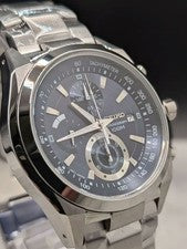 SEIKO 7T92-0KR0 Chronograph, Navy Dial #QY2SEQ