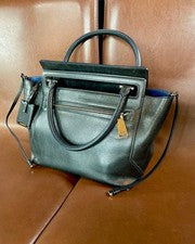 JIL SANDER Leather Handbag, Black #QYH6RI