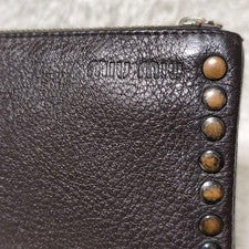 Miu Miu Leather Multi Pouch Wallet Studs Archive