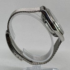 Seiko 5 Men's Classic Watch, Winding, Skeleton Caseback #QYKD4O