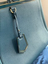 FENDI PETITE 2JOURS 2-way, Blue, Leather(Genuine Leather) #QYCVPO