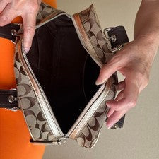 COACH Signature Patchwork Handbag #QY99HQ