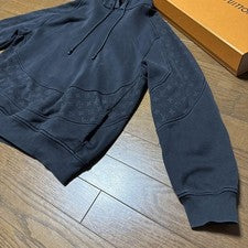 Louis Vuitton Hoodie L Pre-Owned Cotton Logo Front Pullover