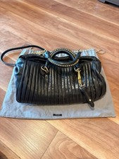 Miu Miu 2-way handbag, black #QYCNM7