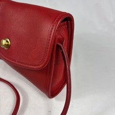 Classic Coach USA-made Mini Shoulder Bag 9892 Pouch Red #QYKDTF