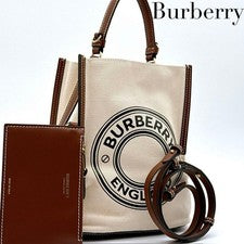 Burberry Logo Graphic Peggy Shoulder Bag Bucket Bag #QY09PC