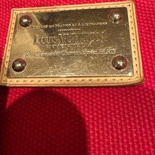 LOUIS VUITTON A4 size LOUIS VUITTON Antigua handbag, leather and Red #QYEUSJ