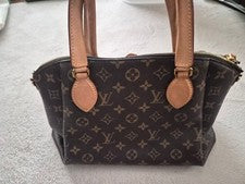 LOUIS VUITTON Monogram Handbag Brown Monogram Canvas #QY08MP