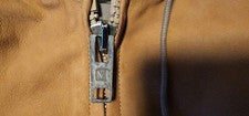 Louis Vuitton Buffalo Leather Parka Brown Size 48 Pre-Owned