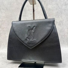 Yves Saint Laurent Hand bag black logo #QY904D