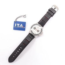 ITA Gagliardo Veloce Watch 24.00.02 White/Black Men's #QYD2TT