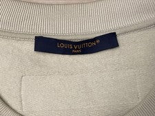 Louis Vuitton 23AW Embroidered Logo Sweatshirt Light Grey Pre-Owned