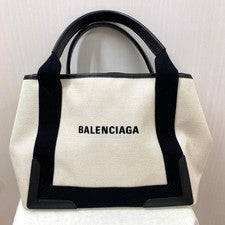 BALENCIAGA Navy Cabas S Tote Bag 339933 #QY0943