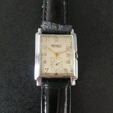 BENRUS SWISS shock resistant watch with small seconds, 14K gold filled, #QY3FHV