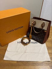 LOUIS VUITTON Monogram Fold Tote Brown #QYIOQE