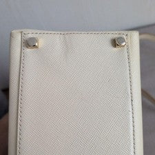 Salvatore Ferragamo Gancini 2-Way Bag, Ivory #QY5MLH