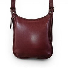 Old Coach Shoulder Bag, Flap, Red Leather #QYGQJC