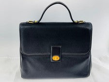 GUCCI 2-Way Black Handbag Shoulder Bag 000870275 With Shoulder Strap Fro #QYCVBC