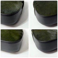 Coach Green Calf Hair Modern Classic One-Shoulder Bag y2k #QY73C2