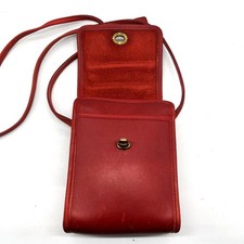 OLD COACH Turn Lock Leather Shoulder Bag #QY1IHX