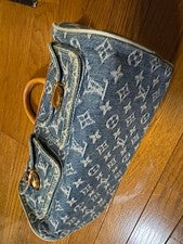 Louis Vuitton Monogram Denim Handbag Speedy #QYFGK6