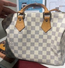 LOUIS VUITTON Speedy 25 Damier Azur #QYIFR4
