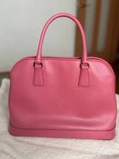 PRADA Saffiano Handbag Pink #QY8EF0