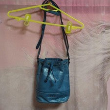 miu miu blue shoulder bag