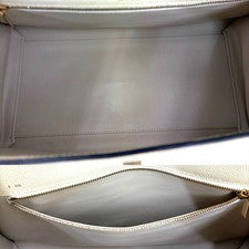 VALEXTRA Iside Large Leather 2-way White Women #QYGQMM