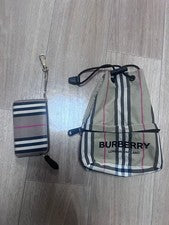 BURBERRY drawstring bag and coin case set #QYA4FQ