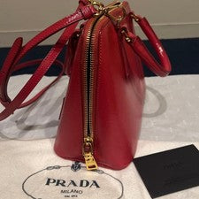 PRADA Leather Handbag Pink Women #QYFVJV