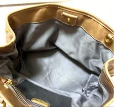 MIU MIU Vitello Beige Leather Handbag with Shoulder Strap #QY9OAU