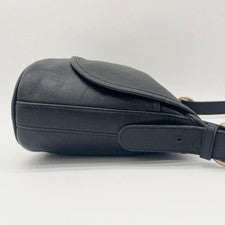 COACH Fletcher Bag Shoulder Bag Flap Leather Black #QYL0F8