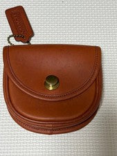 OLD COACH Leather Pouch Mini Bag Brown Old Coach #QYJIMN