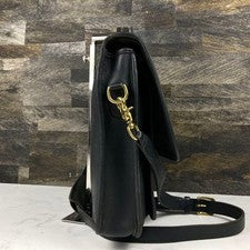 Old Coach Metropolitan A4 size turn-lock 2-way leather bag, black #QYBL2Z