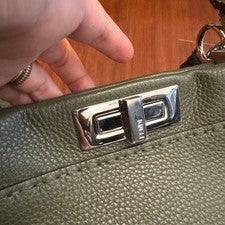 FENDI Peekaboo handbag, olive green #QY1QTX