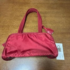 PRADA Nylon Handbag, Red #QYCVDK