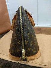 LOUIS VUITTON Alma Monogram with padlock and key #QY0OYW