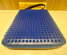 CHRISTIAN LOUBOUTIN Lupin Tablet Case, Blue, Leather #QY0043